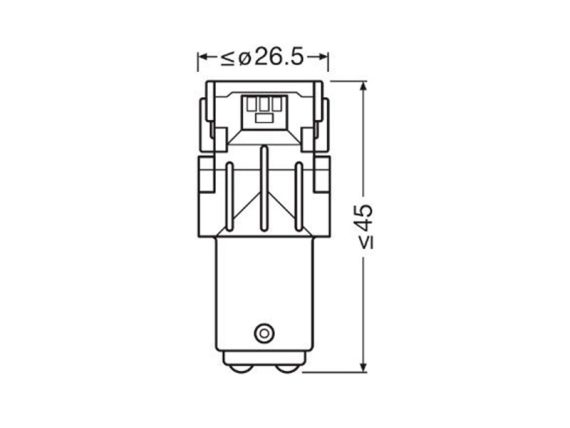 10-7528DWP-2BL_003.JPG LED retrofit spuldze OSRAM LEDriving SL P21/5W, vēsi balta, 10-7528DWP-2BL 10-7528DWP-2BL OE