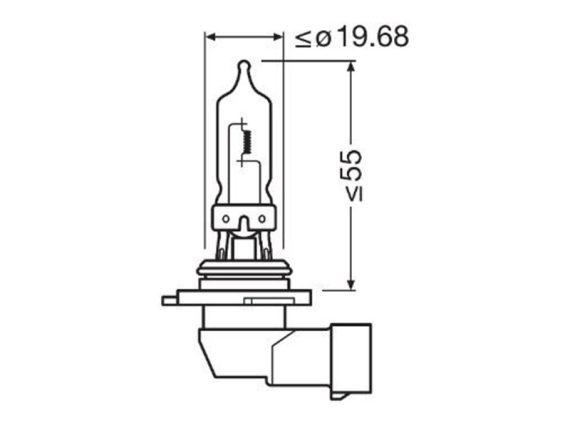 10-9005NL-2HB_003.JPG Spuldze OSRAM Night Breaker Laser 12V HB3 10-9005NL-2HB OE