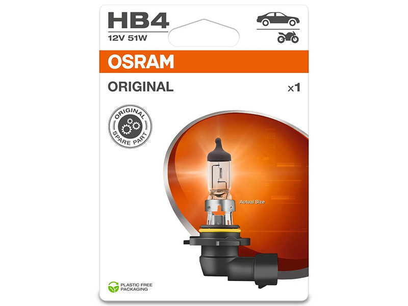 Spuldze OSRAM Original 12V HB4 (9006) 10-9006-1BL OE 