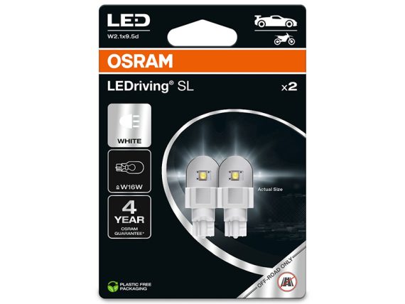 10-921DWP-2BL_001.JPG LED retrofit spuldze OSRAM LEDriving SL W16W, vēsi balta, 10-921DWP-2BL 10-921DWP-2BL OE