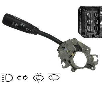 Kombinētais stūres kolonnas slēdzis Mercedes-Benz E/CLK (6 kontaktu) A2105450110 — 1041-0331