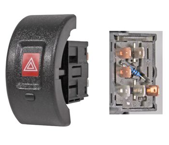Avārijas gaismas signāla slēdzis Opel Astra G 98-00 90437428 — 1042-0293