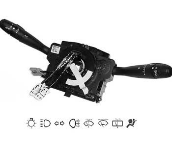 Kombinētais stūres kolonnas slēdzis Peugeot 206 (22 kontaktu) — 1043-251497
