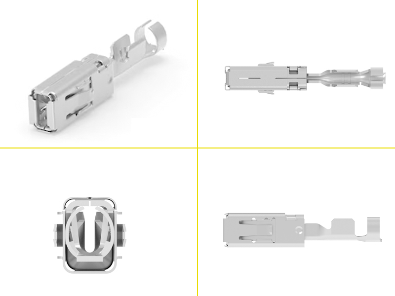 Savienotāju komplekts MCP 2.8 0.5-1.0MM2 mātītes (=100 LIITINTA) AMP (1045-6159-100) 1045-6159-100 OE 1-968872-1
