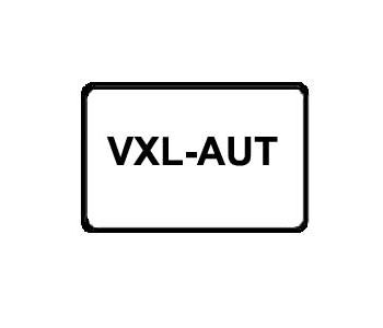Slēdža simbols - automātiskā pārnesumkārba (VXL AUT), Volvo — 1052-4592
