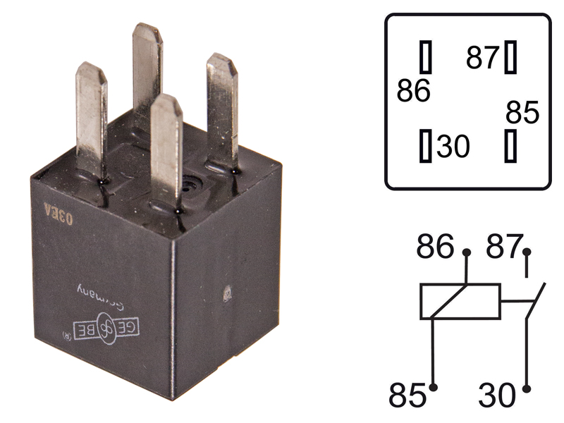 MIKRORELE 4-N 12V 25A 1100-03200 OE 