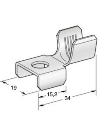 Kabeļa kurpe MTA MEGA L34 10-20 mm² vadam, M8 — 1108110