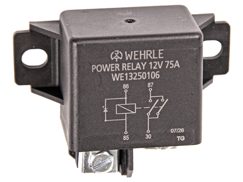 Jaudas relejs Wehrle 12V 75A ar diodi 13250106 OE 
