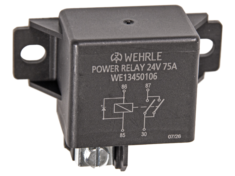 Jaudas relejs Wehrle 24V 75A ar diodi 13450106 OE 
