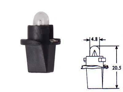 Plastic socket bulb 1388 OE 