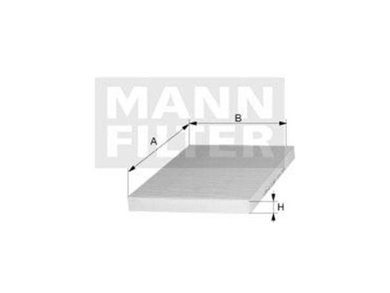 filtrs MANN 1482-CUK26019 OE 97133-C1000