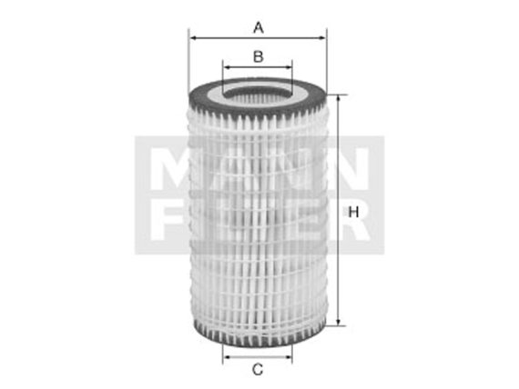 EĻĻAS FILTRA MANN, AUDI 1482-HU7034Z OE 059198405D