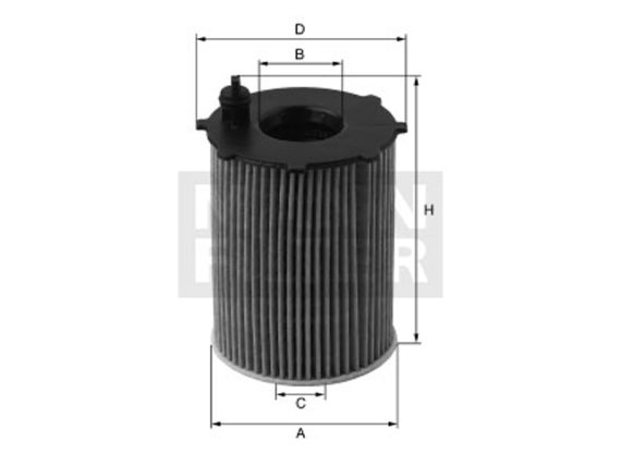 EĻĻAS FILTRA MANN, AUDI 1482-HU7046Z OE 05L115466