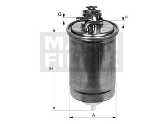 Fuel filter 1482-WK11027 OE 2315516