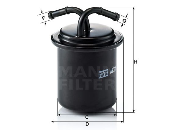 Fuel filter 1482-WK711 OE 42072-AA010