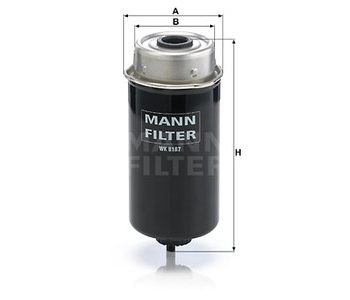 Degvielas filtrs MANN 00114535.10 — 1482-WK8187