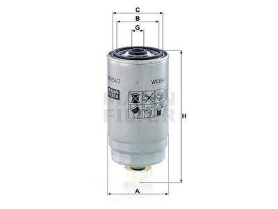 POLTTOAINESUODATIN MANN, CHRYSLER 1482-WK8547 OE K04721303AA