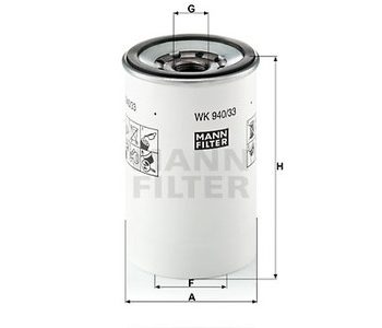 Degvielas filtrs MANN 20386080 — 1482-WK94033X