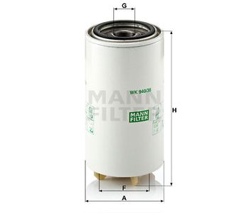 Degvielas filtrs MANN 31701062 — 1482-WK94036X