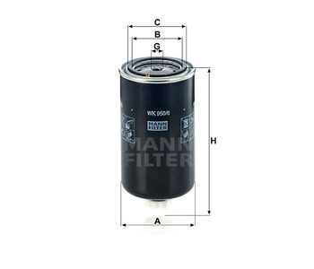 Degvielas filtrs MANN 1907539 — 1482-WK9506
