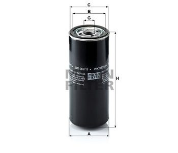 Degvielas filtrs MANN 135968 — 1482-WK96211
