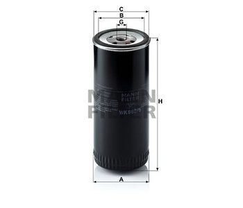 Degvielas filtrs MANN 0234000 — 1482-WK9625