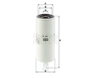 Degvielas filtrs MANN 11NB70010 — 1482-WK965X