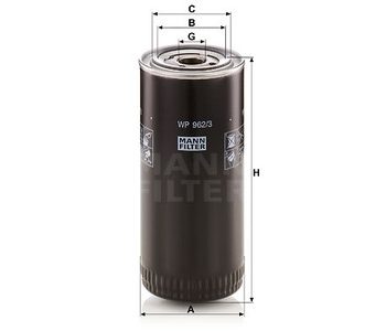 Degvielas filtrs MANN 0126517-6 — 1482-WP9623X