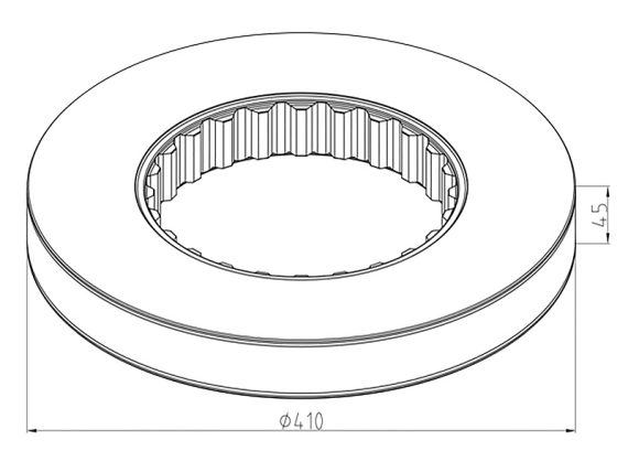 Brake disk Volvo 1497-14620910A OE 146.209-10A