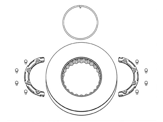 Brake disk Volvo with accessories 1497-14621100A OE 146.211-00A