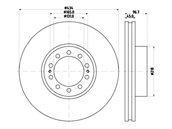 1497-CVD606_001.JPG Brake disk Renault/Sisu 1497-CVD606 OE 256.028-00A