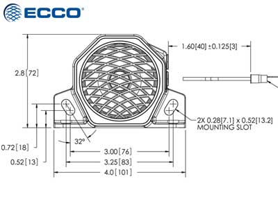 ATPAKAĻ GAITAS SIGNĀLS ECCO 24-48V 1552-4576 OE 