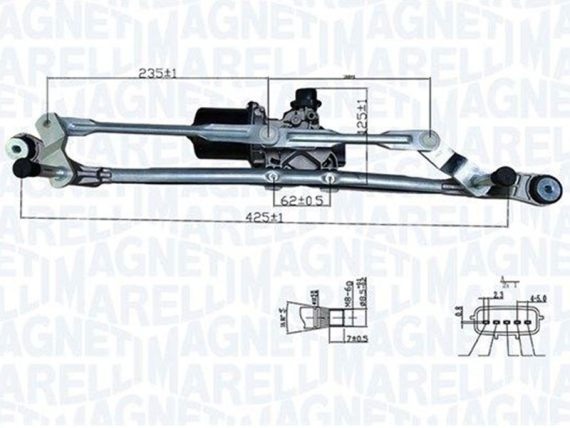 1562-50020_001.JPG Window wiper system 1562-50020 OE 288100819R