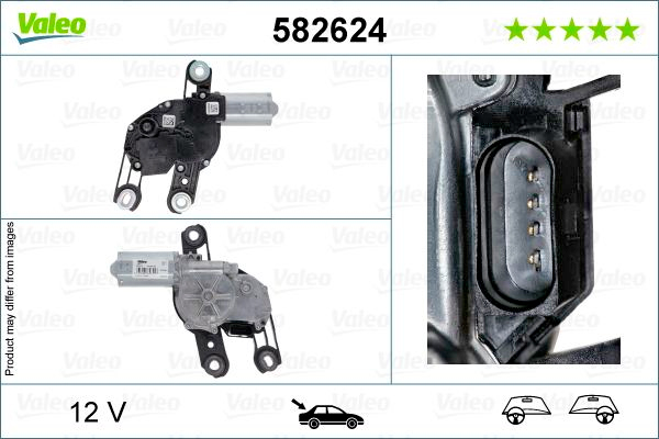 Wiper motor 1562-582624 OE 1S6955711A