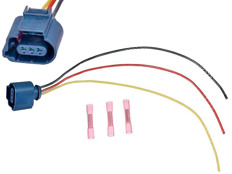 Spraudņa komplekts AMP/FEP, 3 kontakti, Code II 1571-66204 OE 8K0973703A