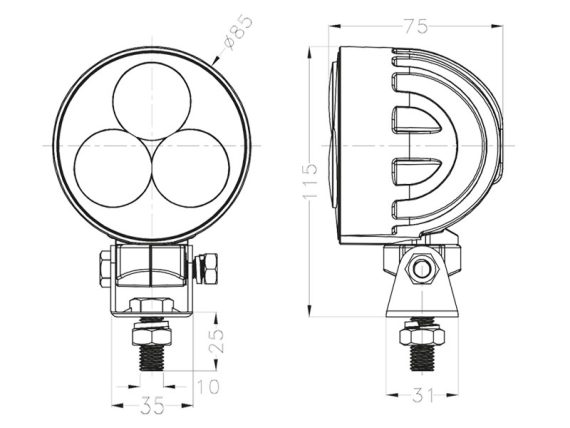 DARBA GAISMA  AGRILINE LED 45W AĻĀ 1603-300193 OE 