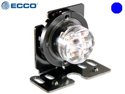 ECCO LED BRĪDINĀJUMA GAISMA ZILS 10-30V R65  38.0MM 1603-300538 OE 