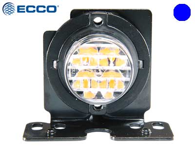 ECCO LED BRĪDINĀJUMA GAISMA ZILS 10-30V R65  38.0MM 1603-300538 OE 