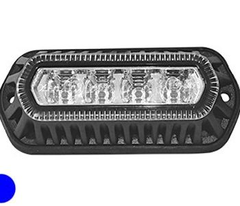 LED bākuguns (mirgojoša brīdinājuma gaisma), 4-LED zils 10-30V — 1603-300547