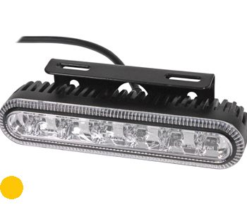 LED brīdinājuma gaisma dzintara 142x30x35mm 12-24V IP67 R65 - 1603-300609