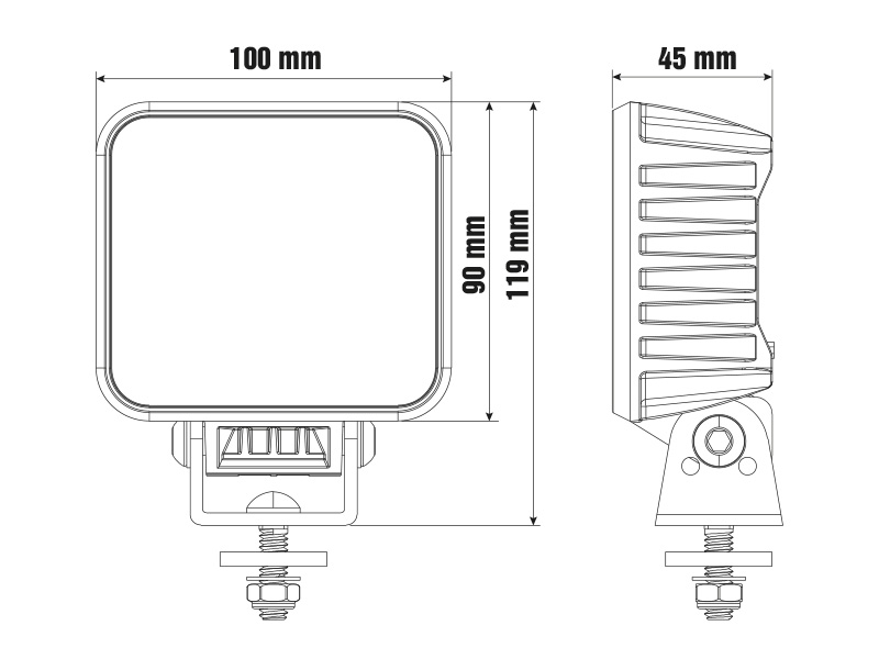 LED Work light 1603-300770 OE 