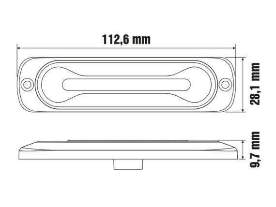 1603-300778_005.JPG Brīdinājuma gaisma LED sarkana OPTIBEAM 12-24V 6 LED R65 ST6 KL2 1603-300778 OE