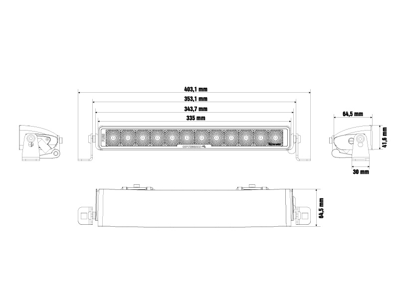 LED work light 1603-300781 OE 