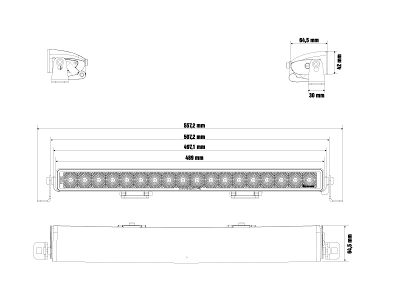 LED work light 1603-300782 OE 