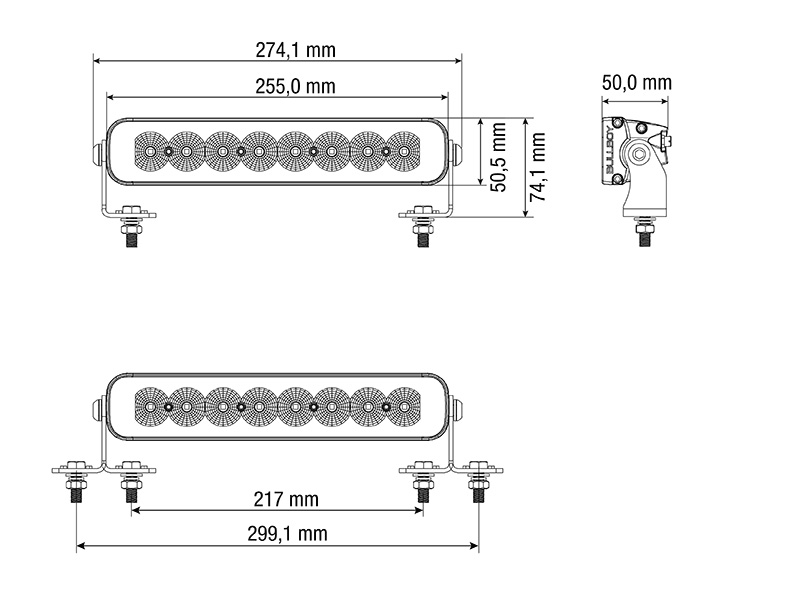 LED work light panel 1603-300789 OE 
