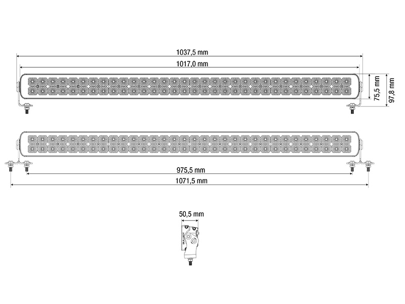 LED work light panel 1603-300797 OE 