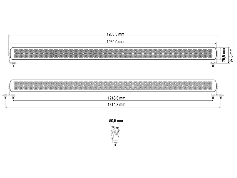 LED work light panel 1603-300798 OE 