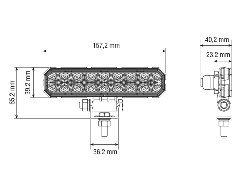 LED work light 1603-300803 OE 