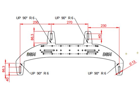1605-3066_006.JPG Auxiliary light rack 1605-3066 OE