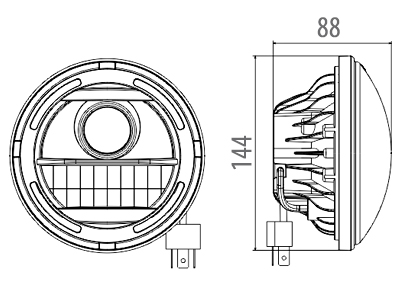 LED VADĪTĀJA 5¾ 10-30V 1605-5006 OE 